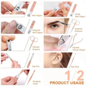 16 in 1 Manicure Set Nail Cutter Personal Care